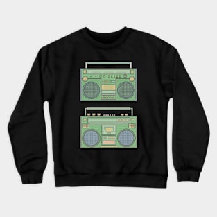 Green Classic Boombox Crewneck Sweatshirt